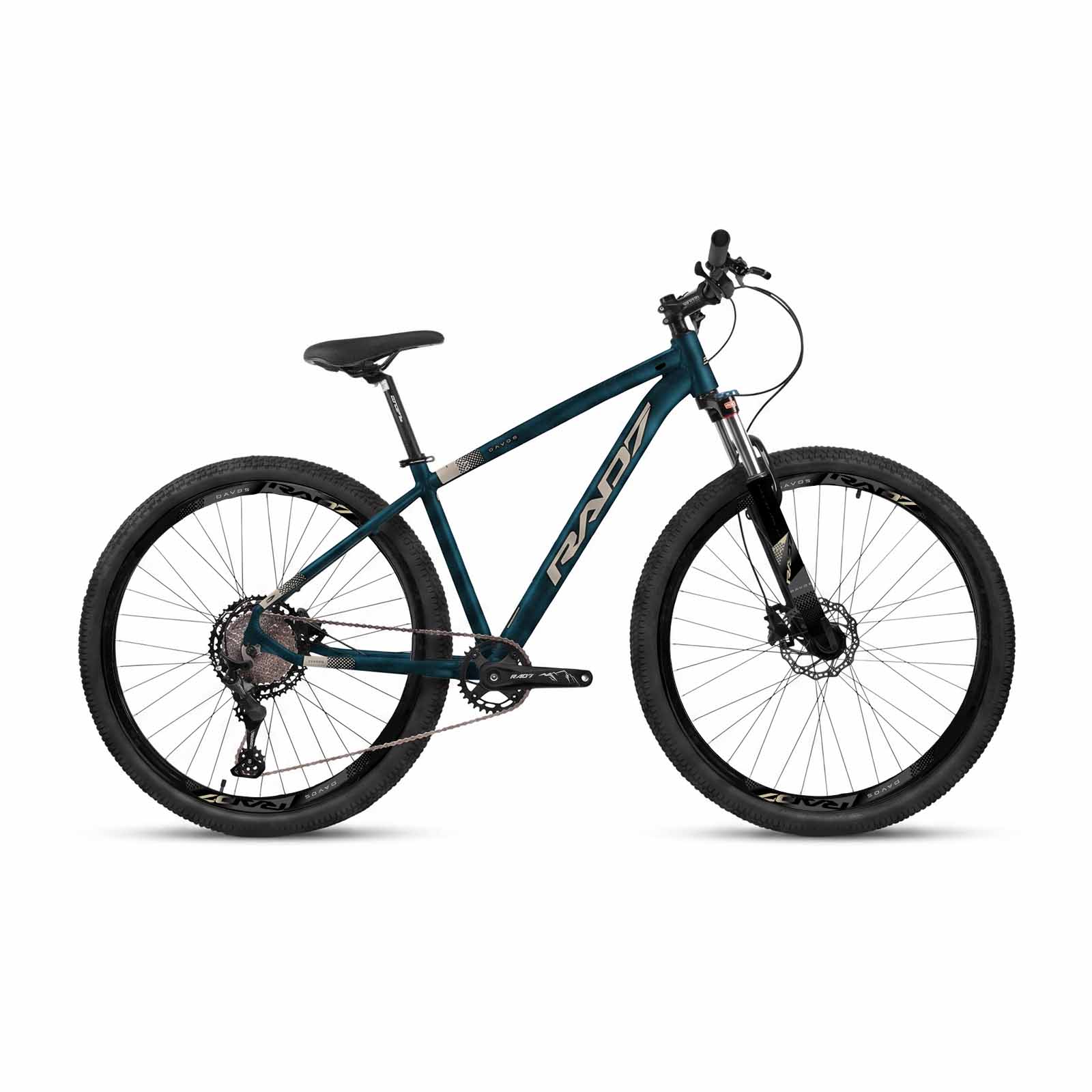 Kit Start Trail 29 12v Davos Azul Petróleo Fosco Adesivo Champagne 17 Rad7 Concept 