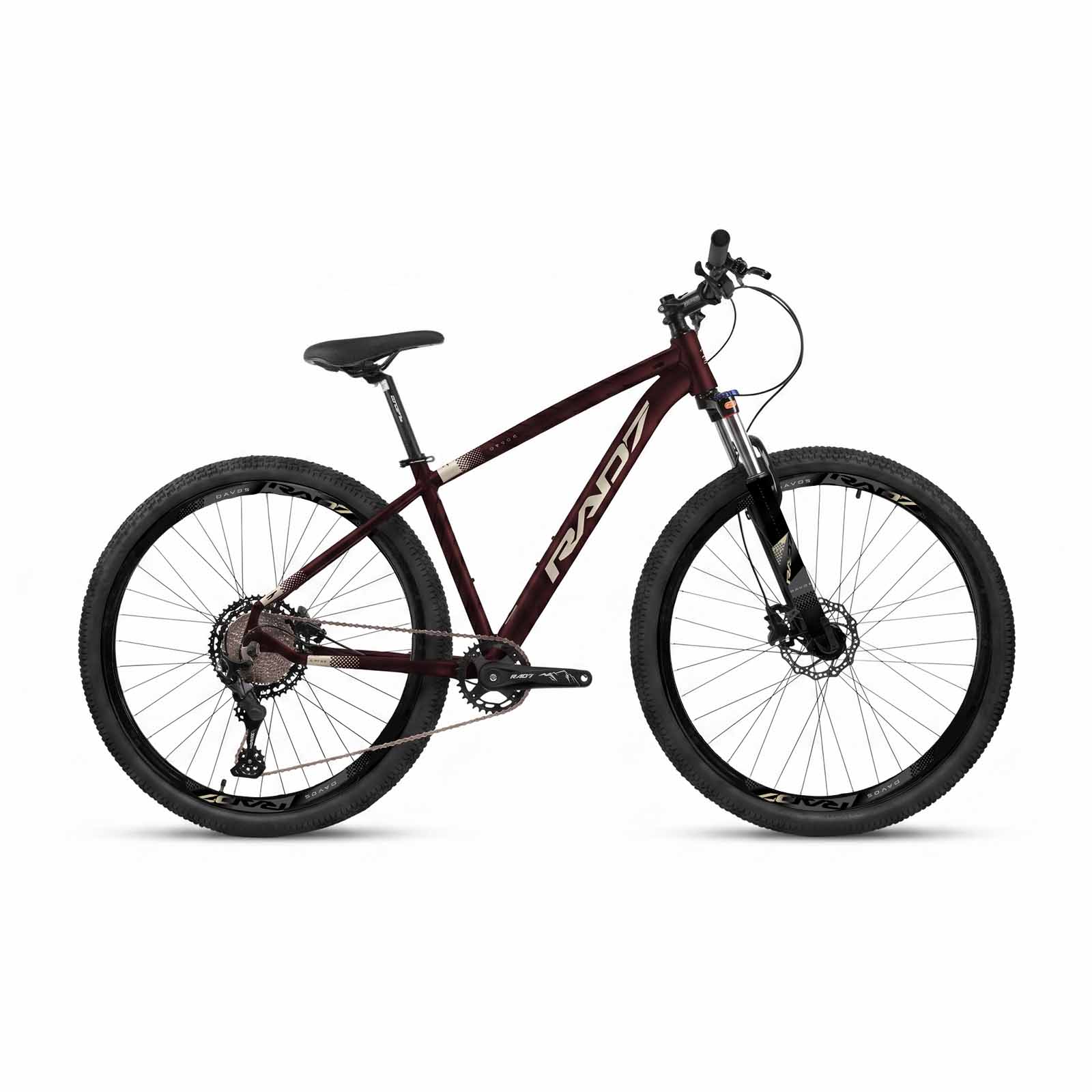 Kit Start Trail 29 12v Davos Bordô Fosco Adesivo Champagne 17 Rad7 Concept 