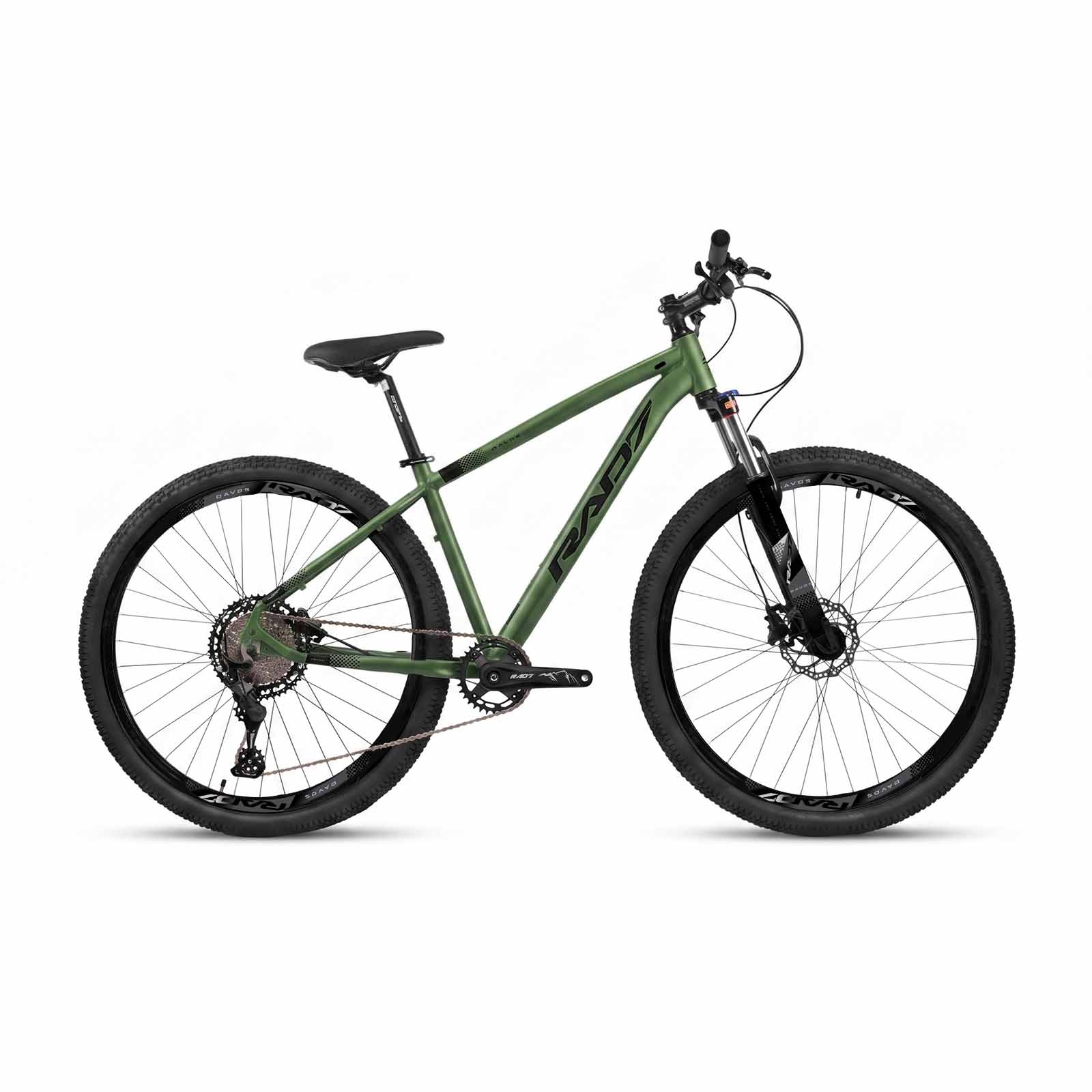 Kit Start Trail 29 12v Davos Verde Exército Fosco Adesivo Preto 17 Rad7 Concept 