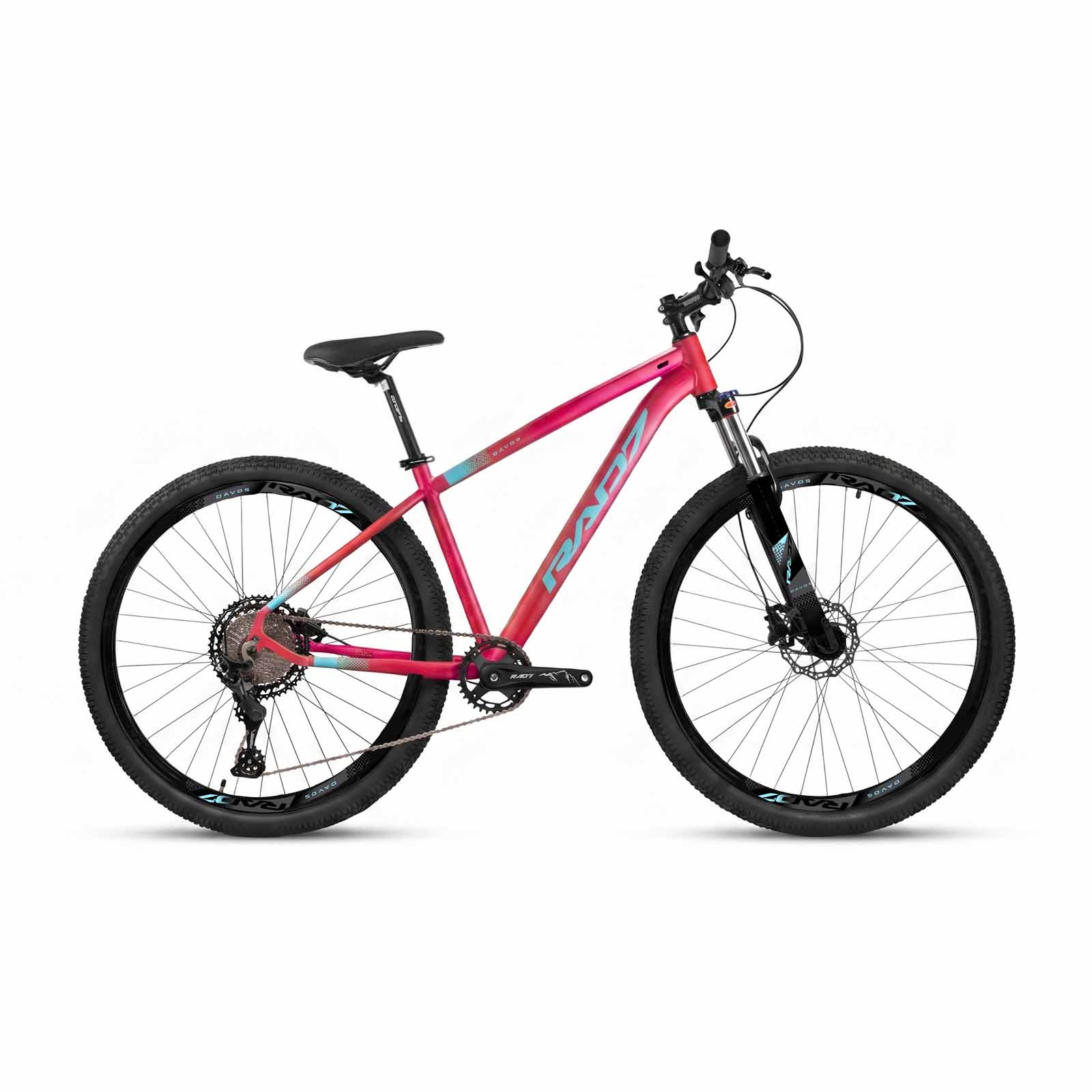 Kit Start Trail 29 12v Davos Rosa Metálico Fosco Adesivo Azul Bebê 17 Rad7 Concept 