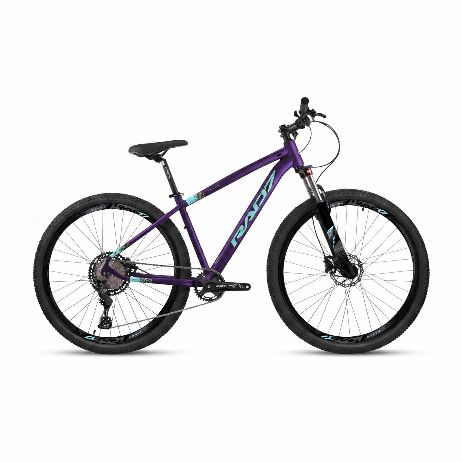 Kit Start Trail 29 12v Davos Violeta Fosco Adesivo Azul Bebê 17 Rad7 Concept 
