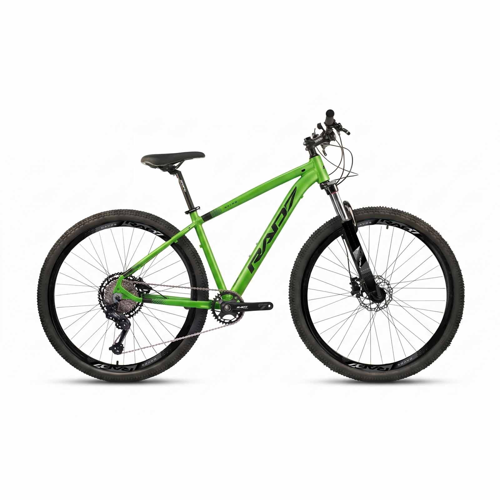 Kit Trail 1.0 29 12v Davos Verde Metálico Fosco Adesivo Preto 17 Rad7 Concept 