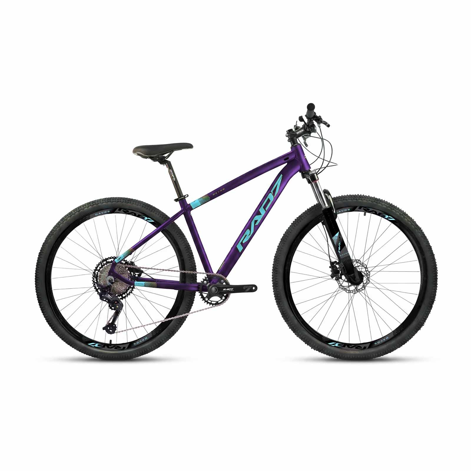 Kit Trail 1.0 29 12v Davos Violeta Fosco Adesivo Azul Bebê 17 Rad7 Concept 