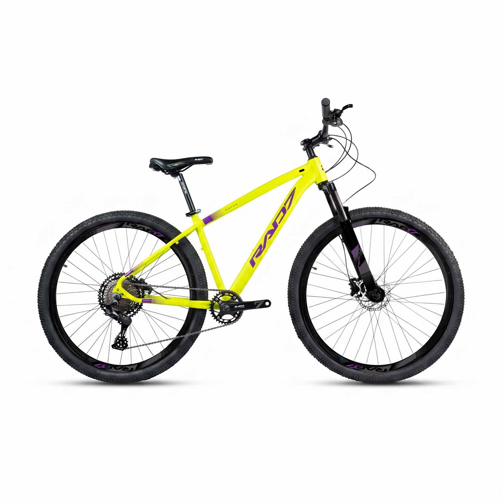 Kit Trail 1.0 Mag 29 12v Davos Amarelo Neon Fosco Adesivo Roxo 17 Rad7 Concept 