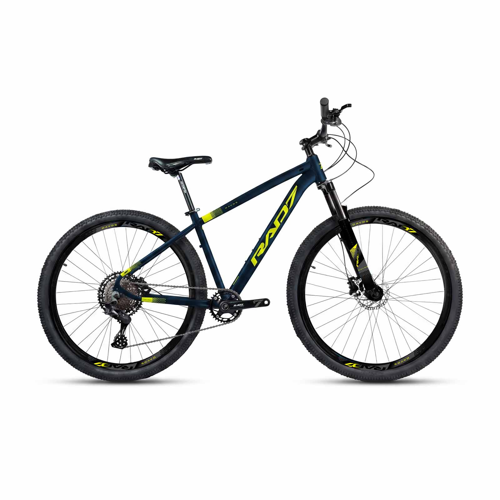Kit Trail 1.0 Mag 29 12v Davos Azul Petróleo Fosco Adesivo Amarelo Neon 17 Rad7 Concept 