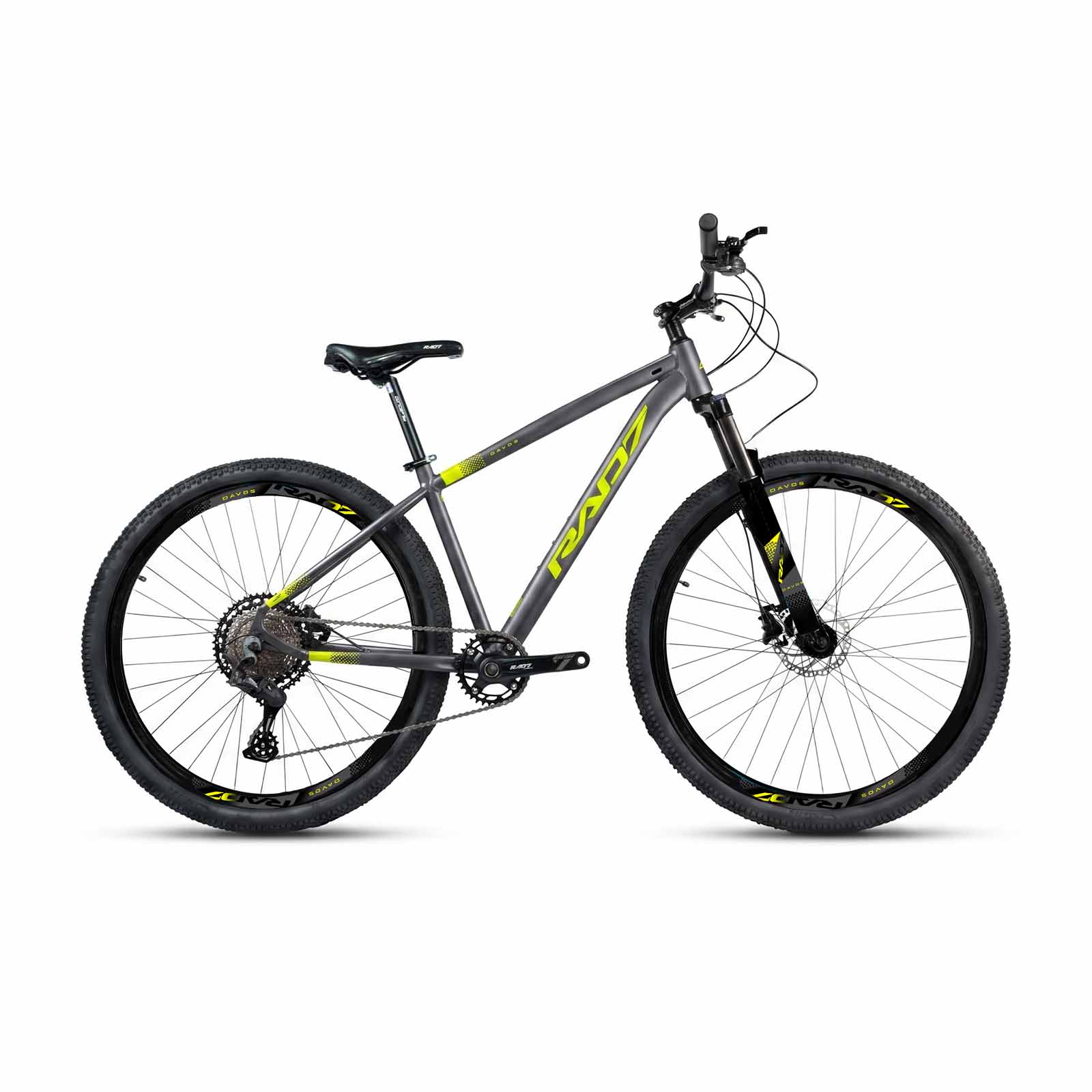Kit Trail 1.0 Mag 29 12v Davos Grafite Fosco Adesivo Amarelo Neon 17 Rad7 Concept 