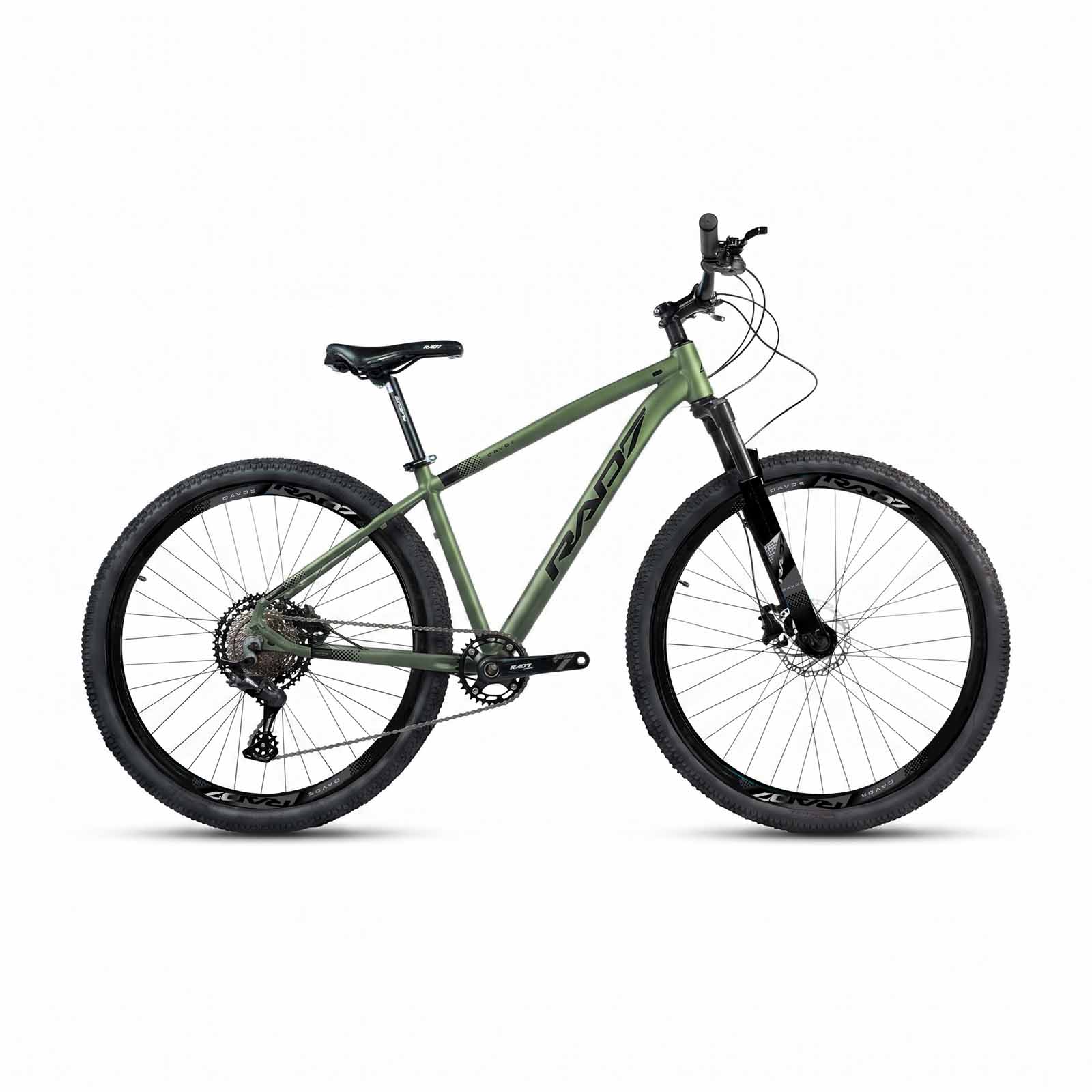 Kit Trail 1.0 Mag 29 12v Davos Verde Exército Fosco Adesivo Preto 17 Rad7 Concept