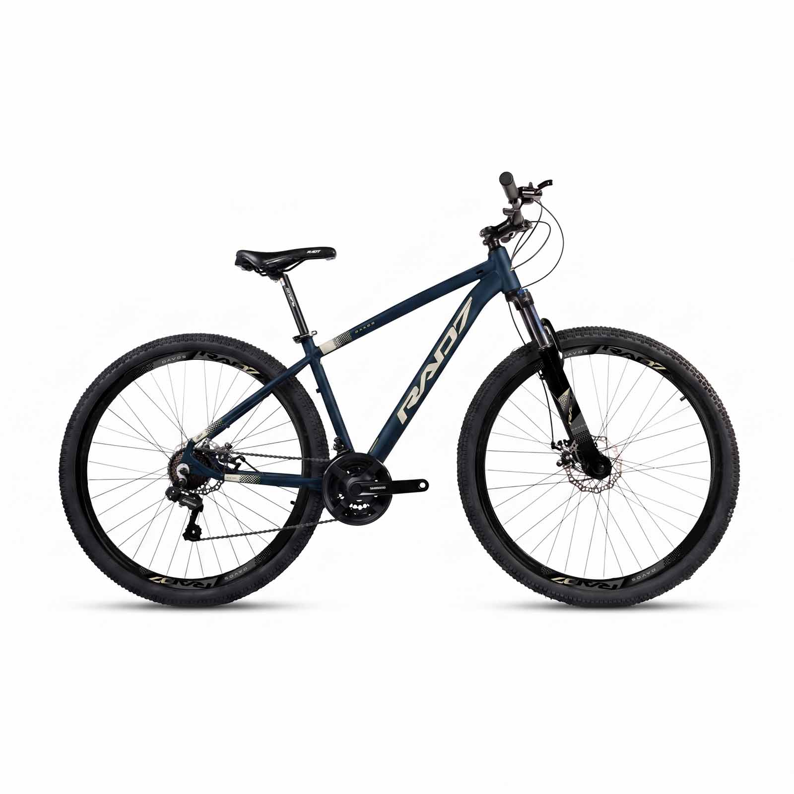 Kit Authentic 2.0 29 21v Davos Azul Petróleo Fosco Adesivo Champagne 17 Rad7 Concept 