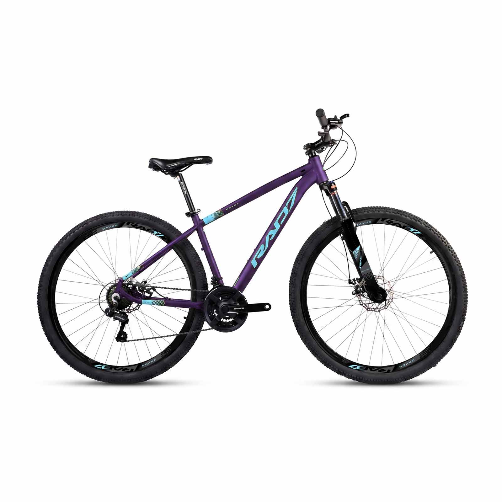 Kit Authentic 2.0 29 21v Davos Violeta Fosco Adesivo Azul Bebê 17 Rad7 Concept 